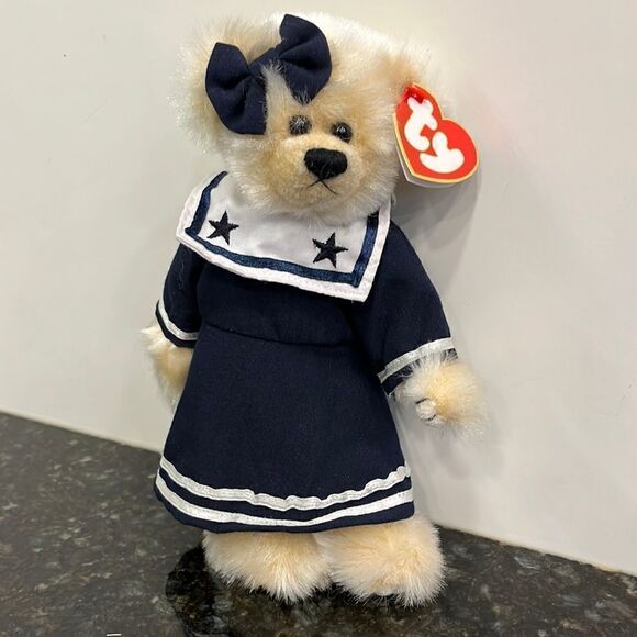TY Breezy Bear Plush - Attic Treasures Collection / 93 - Picture 1 of 11